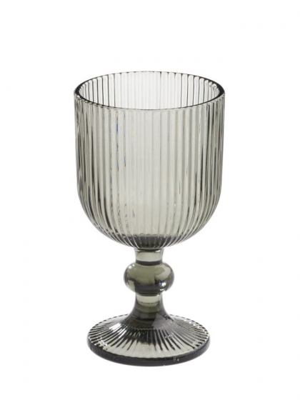 Mopita, 6 calici Rigato grigio